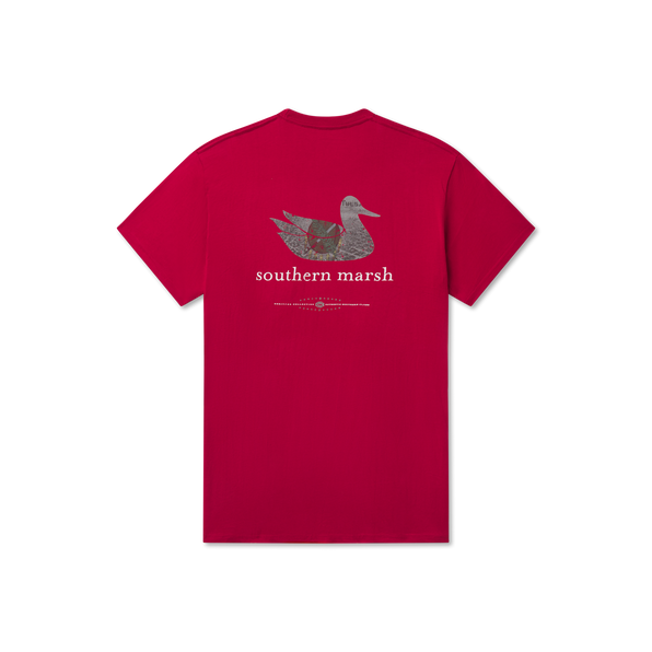 Crimson | Authentic Heritage Tee | Oklahoma | Short Sleeve T-shirt