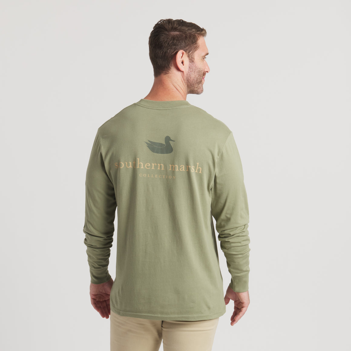 Brigade Olive | ON MODEL | BACK