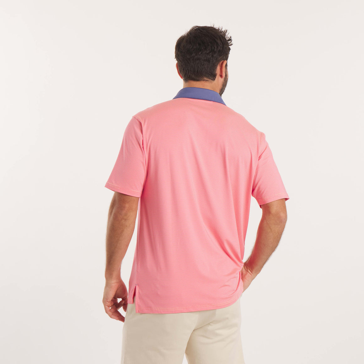 Strawberry Fizz & Peach Stripes | On Model | Back
