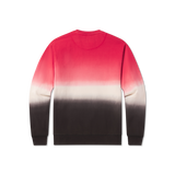 Black and Crimson Dip Dye | BACK