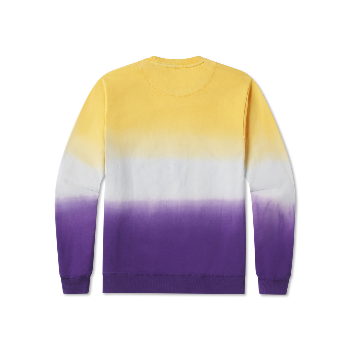 Purple and Yellow Dip Dye | BACK