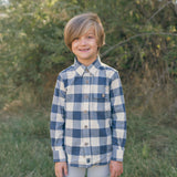 White & Slate Flannel | Lifestyle Image