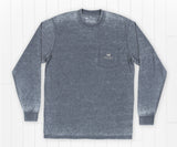 SEAWASH Washed Navy | SEAWASHª Tee | Pond | Long Sleeve | Front